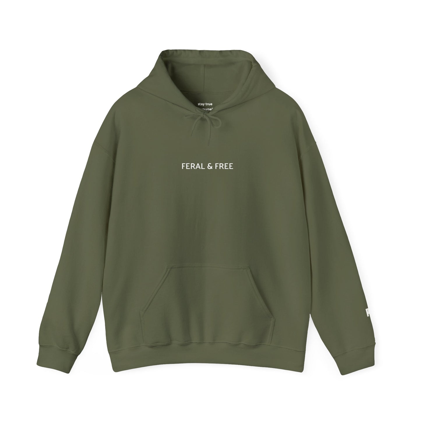 Feral & Free Minimalist Hoodie