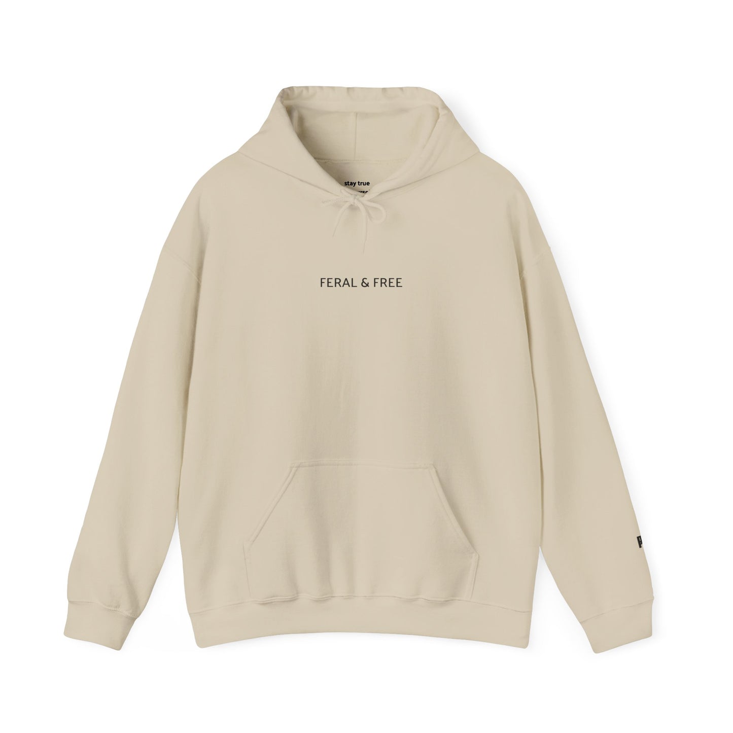 Feral & Free Minimalist Hoodie