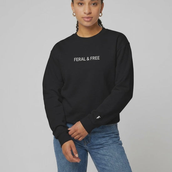 Generated by Modelfy for Feral & Free Classic Crewneck Sweater